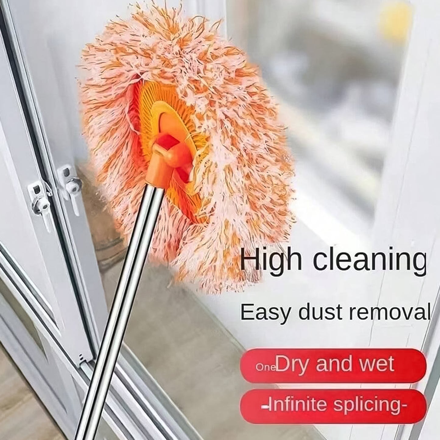 Mop Cleaning Mop Rotatable Spin Mop (110 Cm  1 Pc)