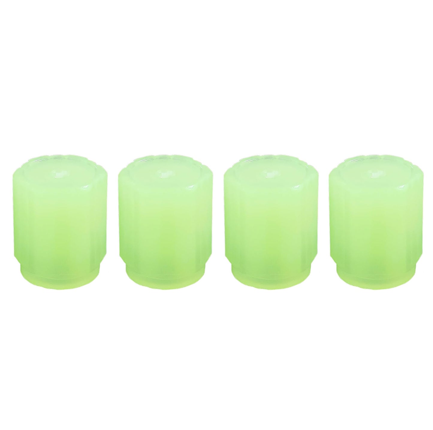 Tyre Valve Caps Luminous Glow Car Tire Valve Cap Covers Vaal Cap (4 Pcs Set)