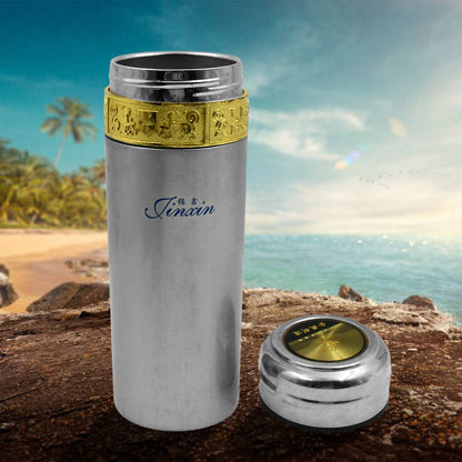 12810 Stainless Steel Water Bottle Leak Proof Rust Proof Hot  Cold Drinks Gym Sipper Bpa Free Food Grade Quality Steel Fridge Bottle For Office  Gym  School (350 Ml Approx)