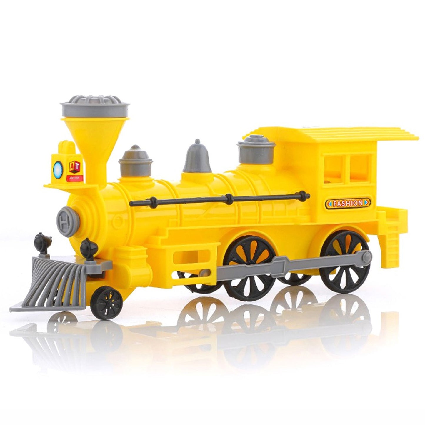 Pull And Go Train With Light Plastic String Pull Back Train (1 Pc  Mix Color)