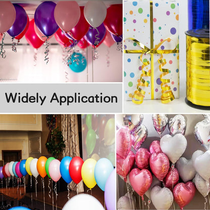 Decoration Balloon Ribbon Smooth Ribbon For Party Decoration (36 Pcs Set)