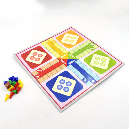 4366 Family Board Game With Two Modes  Two Side Different Ladder Ludo  Games For Children And Families  2 To 4 Players - Age 3 Years And Above (2 In 1)