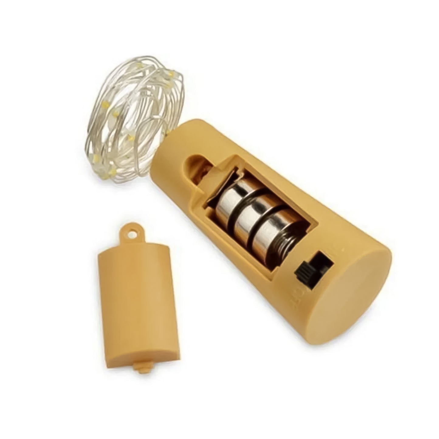 Wine Bottle Cork String Light  Multi Led  2m Cable Length Copper Wire Battery Operated (Multicolor Light  1 Pc)