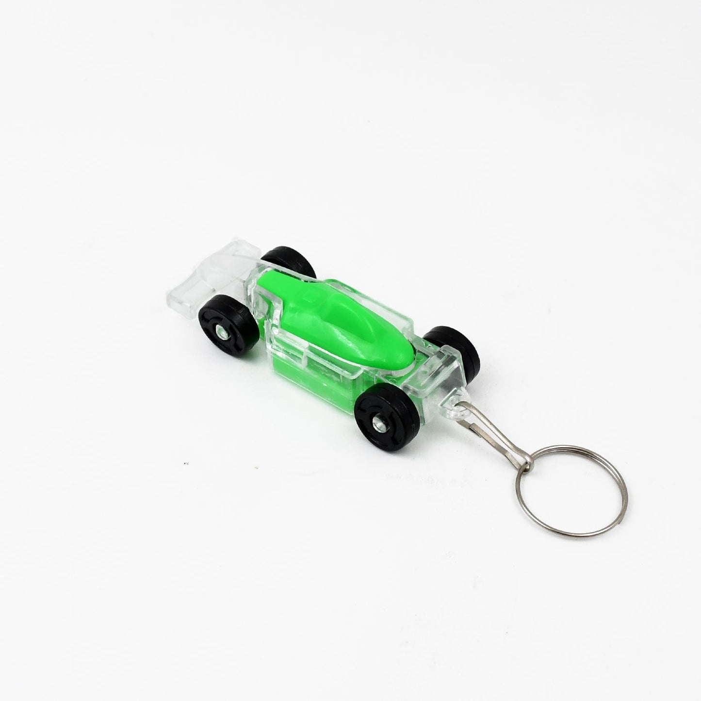 Cars Shape Keychain With On  Off Button Led Flashing Light (1 Pc)