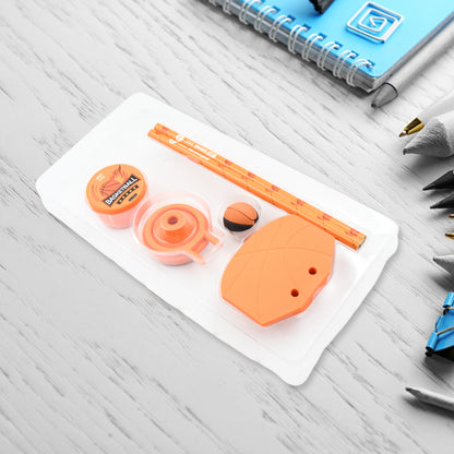 Stationary Kit Football  Basketball Theme Stationary Set For Kids Pencil Sharpener Eraser Set For Kids Boys  Girls Birthday Return Gift Stationary Set