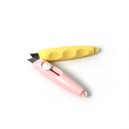 Whistle Shaped Cute Utility Knives Keychain Portable Mail Opener (2 Pcs Set)