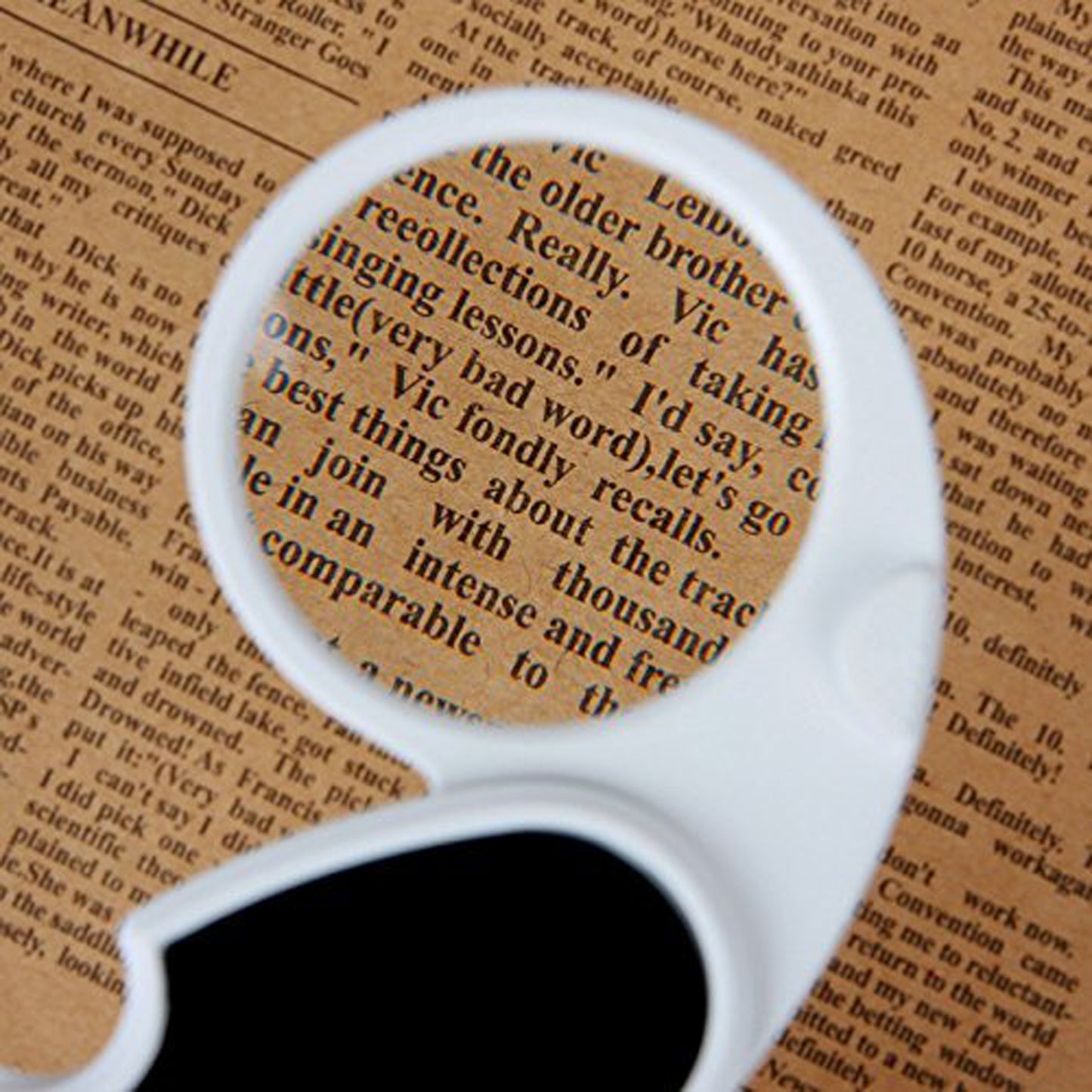 Double-magnification Led Magnifiers With Light (1 Pc  Big)