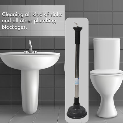 4032 Drain Unblocker Cleaner Sink Plunger Cleaning Pump For Kitchen Sink Toilet Bathroomoilet_plunger_pump