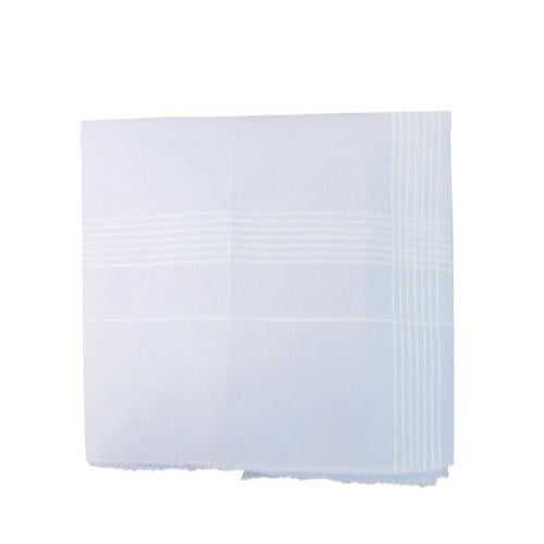 1537 Mens King Size Formal Handkerchiefs For Office Use - Pack Of 12