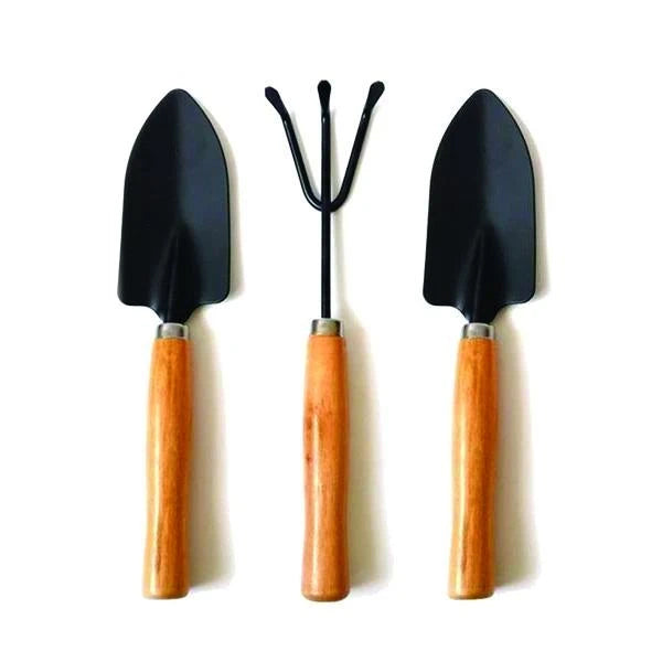 0541 Small Sized Hand Cultivator Small Trowel Garden Fork (Set Of 3)