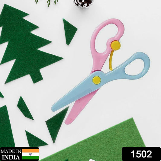 1502 Plastic Safety Scissor Pre-school Training Scissors.