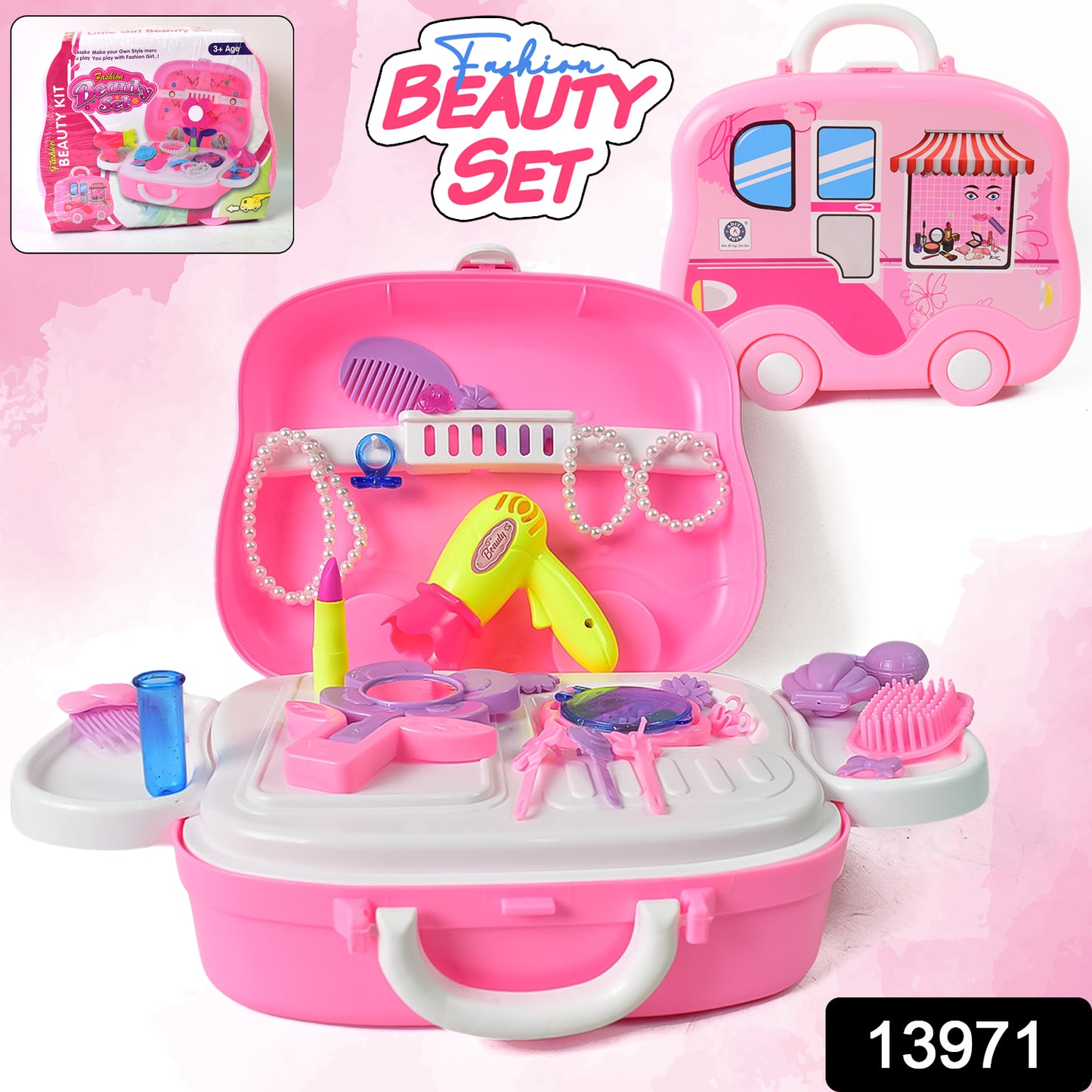 Beauty Make Up Case And Cosmetic Set