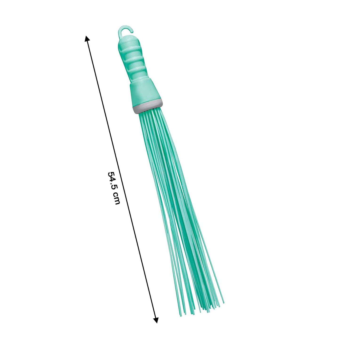 4024 Plastic Hard Bristle Broom For Bathroom Floor Cleaning And Scrubbing Wet And Dry Floor Cleaning