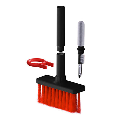 6251 5in1 Multi-function Soft Dust Clean Bush For Computer Cleaning With Corner Gap Duster Keycap Puller Remover For Gamer Pc