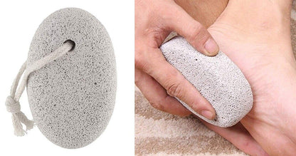 1252 Oval Shape Stone Foot Heel Scrubber For Unisex Foot Scrubber Stone