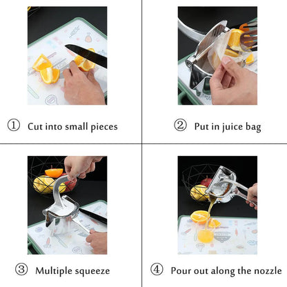 2126 Manual Aluminium Metal Fruit Press Juicer