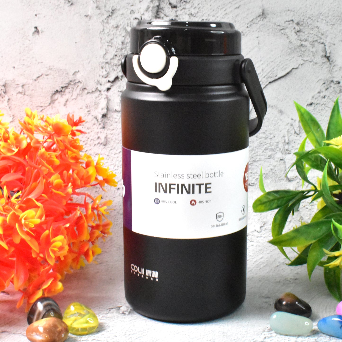 Stainless Steel Vacuum Water Bottle (1000 Ml)
