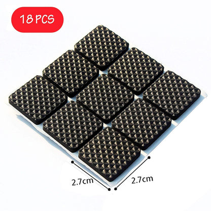 Self Adhesive Furniture Pads - Square (18 Pcs Set)