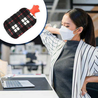 Hot Water Bottle Bag With Cover For Pain Relief (1 Pc  Mix Design  Size)