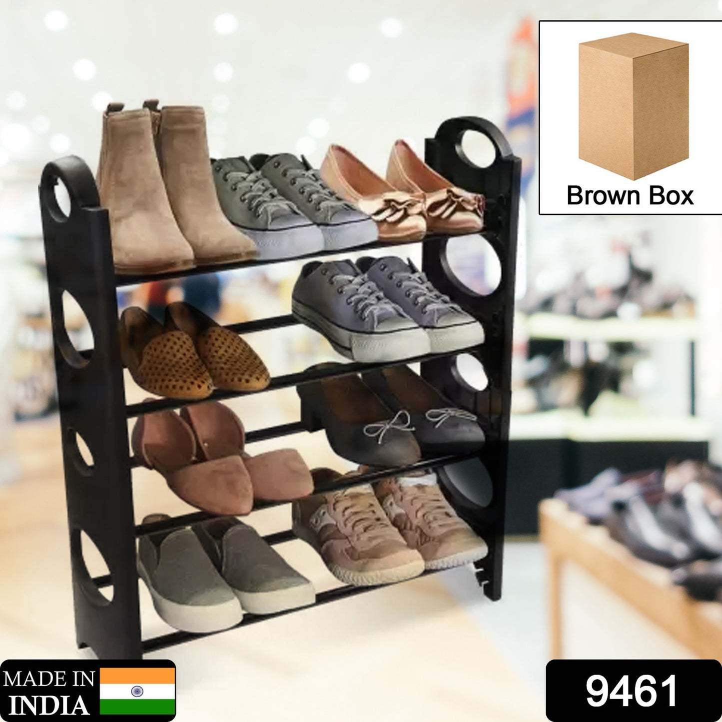 9461 Simple Shoe Rack Simple Practical Sufficient Capacity For Home