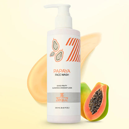 Zequz Papaya Face Wash - (1 Pc  250 Ml)
