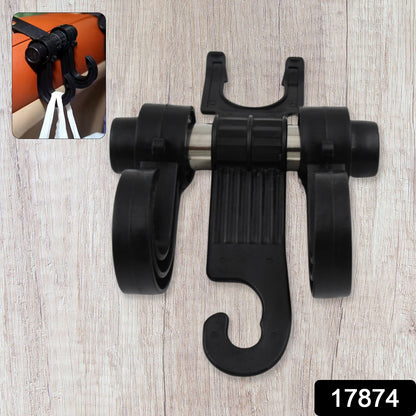 Car Hooks Vehicle Back Seat Hidden Headrest Hanger (1 Pc)