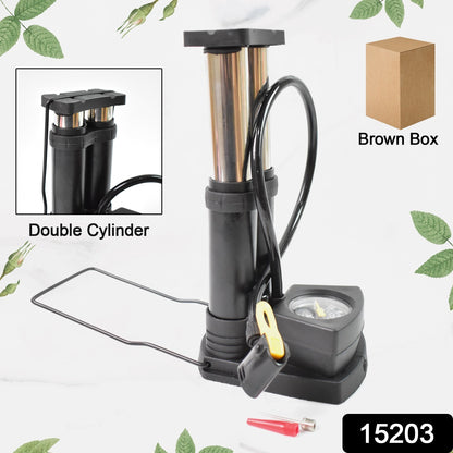 Foot  Portable  High Pressure Double-cylinder Air Pump (1 Pc)