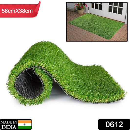 0612 Artificial Grass For Balcony Or Doormat Soft And Durable Plastic Turf Carpet 58x38cm