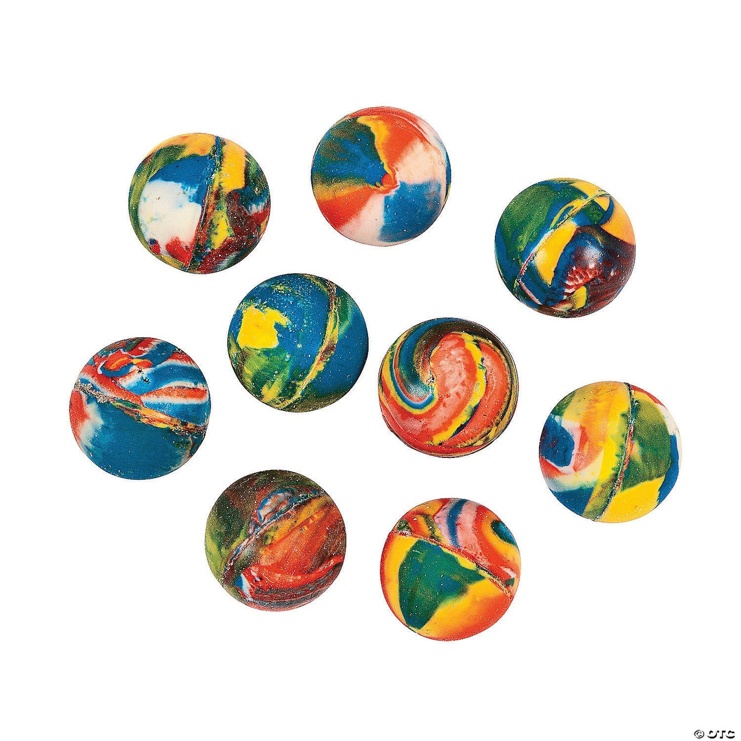 1956 Crazy Bouncy Jumping Balls Set Of 14pcs