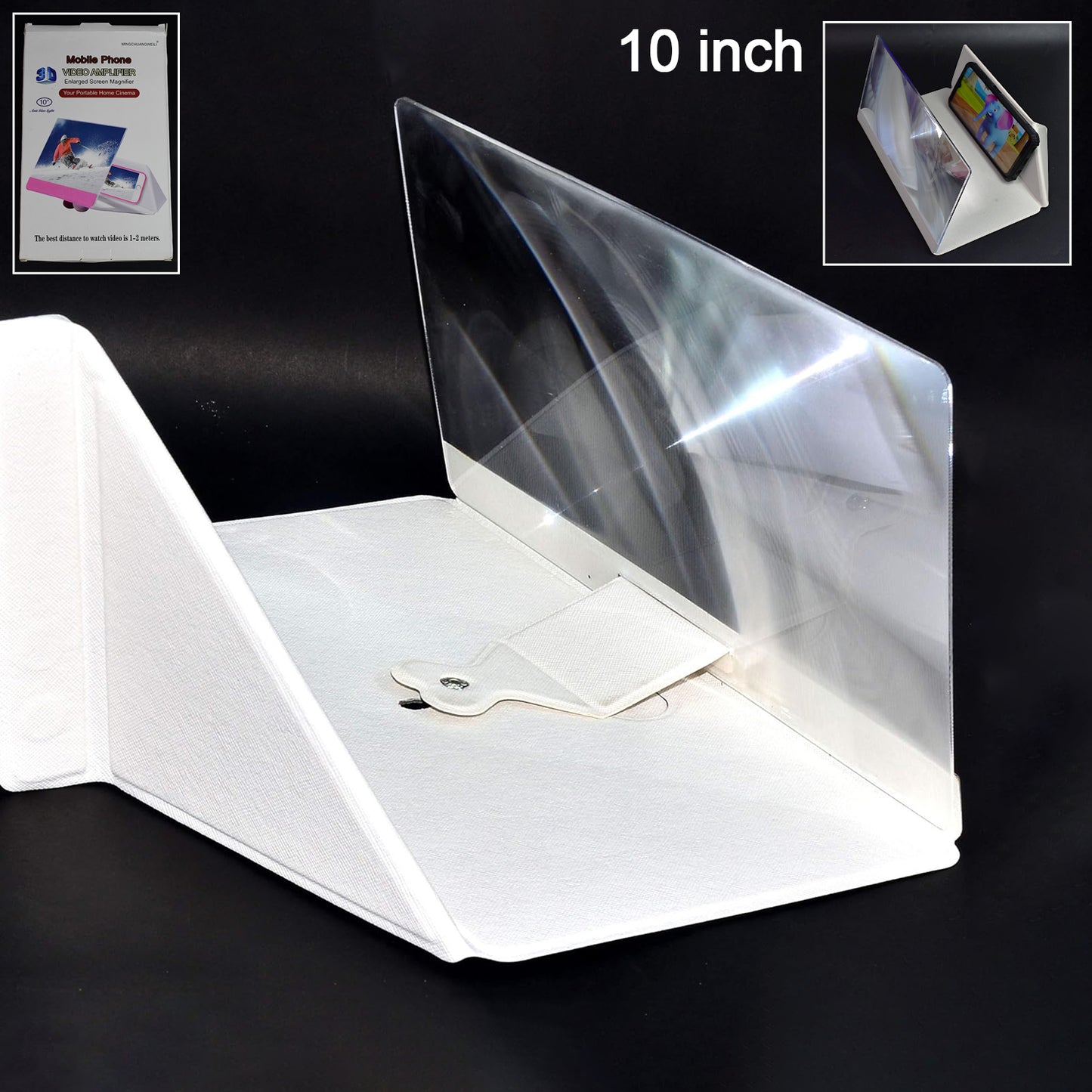 3d Hd Mobile Phone Screen Magnifier Amplifier (1 Pc  10 Inch)