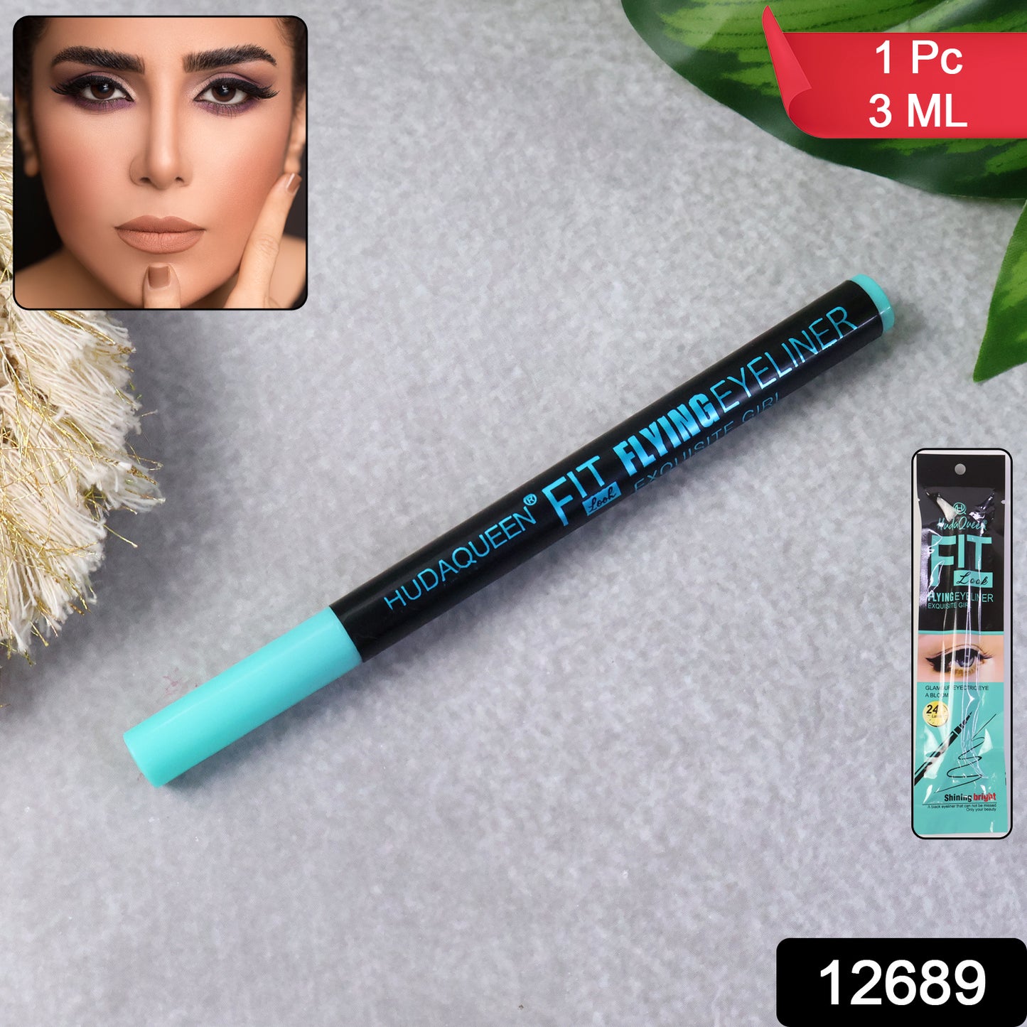 Premium Fit Flying Eyeliner Pen (1 Pc 3 Ml)